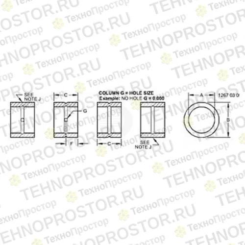 Втулка, Bushing, 44.73 X 55.08 - 66 R89940 
