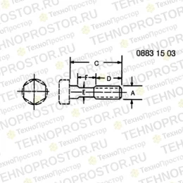 Винт с головкой, Cap Screw, Screw, Special Cap R94714 