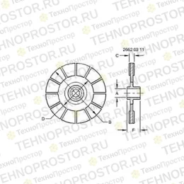 Диск муфты, Clutch Disk RE210075 