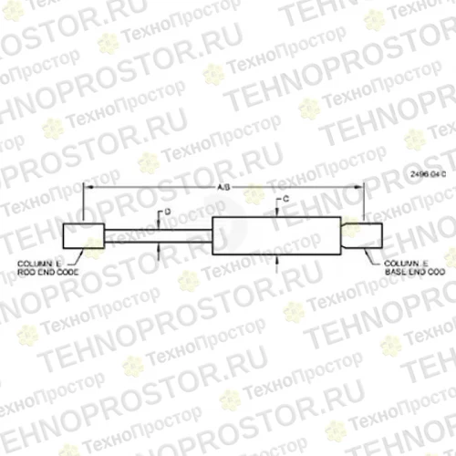 Газовый цилиндр, Gas Operated Cylinder RE234165 