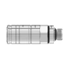 Быстросъемн. гидр. муфта, Hyd. Quick-connect Coupler, W/ O-ri RE255758 
