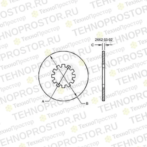 Тормозной диск, Brake Disk RE324245 