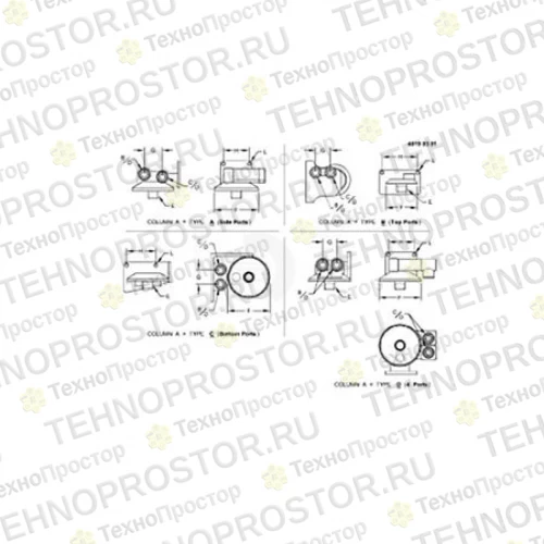 Корпус фильтра, Filter Head, Oil RE504563 