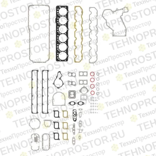 Комплект прокладок, Gasket Kit, Kit, Gasket, F/8.1l T1 RE527549 