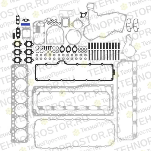 Комплект прокладок, Gasket Kit, Cyl Head Removal Tier I RE528402 