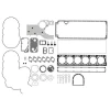 Комплект прокладок, Gasket Kit, Engine Rebuild RE535190