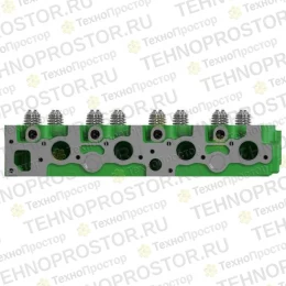 Головка блока цилиндров, Cylinder Head, With Valves RE553422