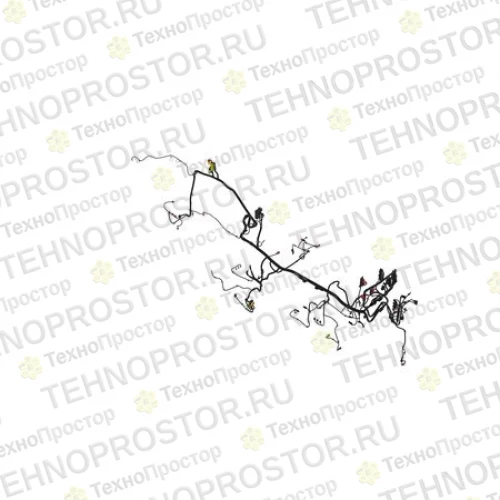 Жгут проводов шасси, Chassis Wiring Harness, Ft4, Ils, A RE586041 