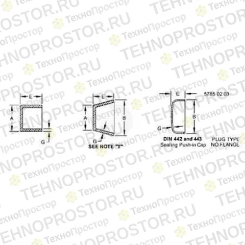Заглушка, Plug T18891 