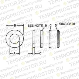 Ветровое стекло, Washer ,special Axle Suppt To Frame T29049 