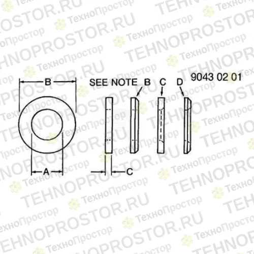 Ветровое стекло, Washer ,special Axle Suppt To Frame T29049 