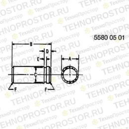 Крепление со штифтом, Pin, 30, 33 Series T9J2308 
