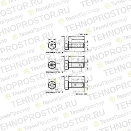 Винт с головкой, Cap Screw Z101713 