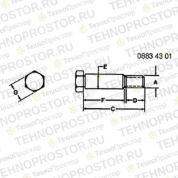 Винт, Screw Z69422 